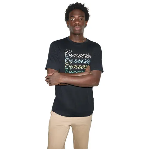 Tricou barbati Converse Scripted Echo Tee CVM6T540-BLK