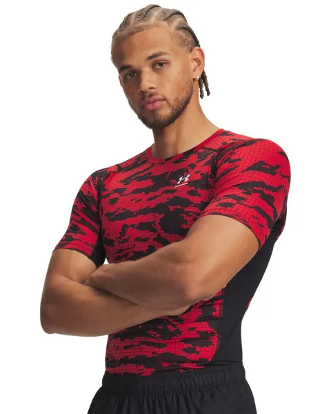 Tricou Barbati HEATGEAR PRINTED SHORT SLEEVE Under Armour