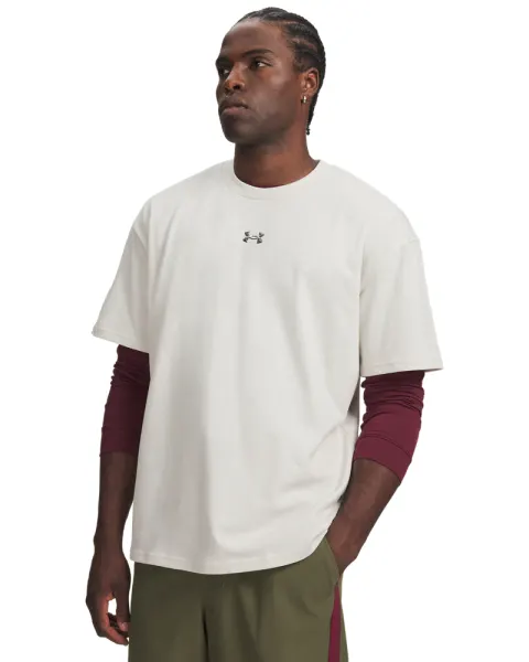 Tricou Barbati HEAVYWEIGHT METAL LOGO SHORT SLEEVE Under Armour