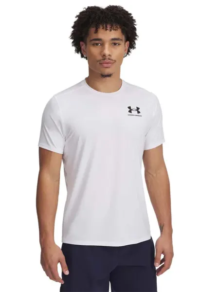Tricou cambrat pentru fitness Heatgear - Alb murdar