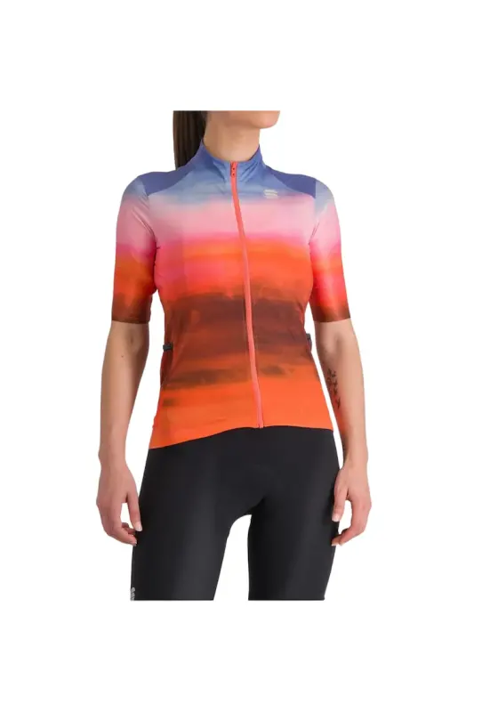 Tricou ciclism dama  Flow Supergiara SS 2024 Multicolor - Multicolor