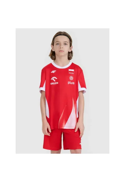 Tricou copii TSS25TFTSM2164-91S - 4F - Bumbac - Rosu