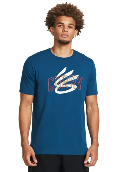 Tricou cu decolteu rotund pentru baschet - Bleumarin