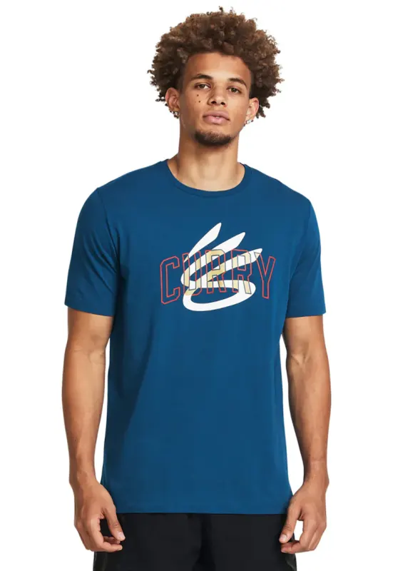 Tricou cu decolteu rotund pentru baschet - Bleumarin