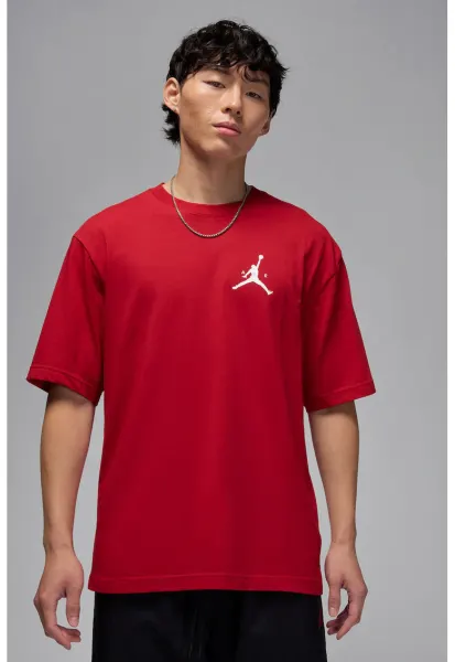 Tricou cu imprimeu logo - pentru baschet - Rosu/Alb