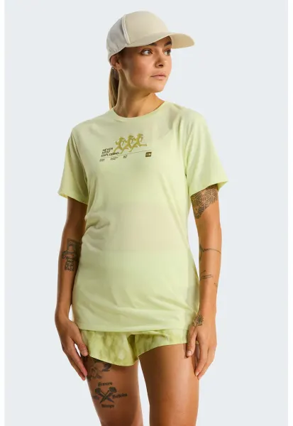 Tricou cu logo pentru fitness - Verde fistic