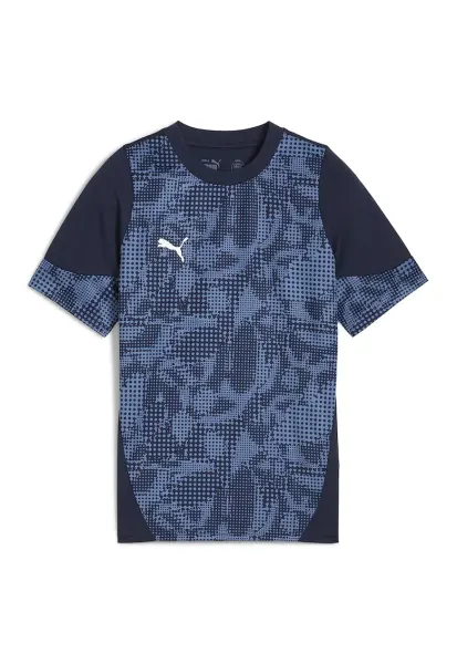 Tricou cu model - pentru fotbal - Albastru