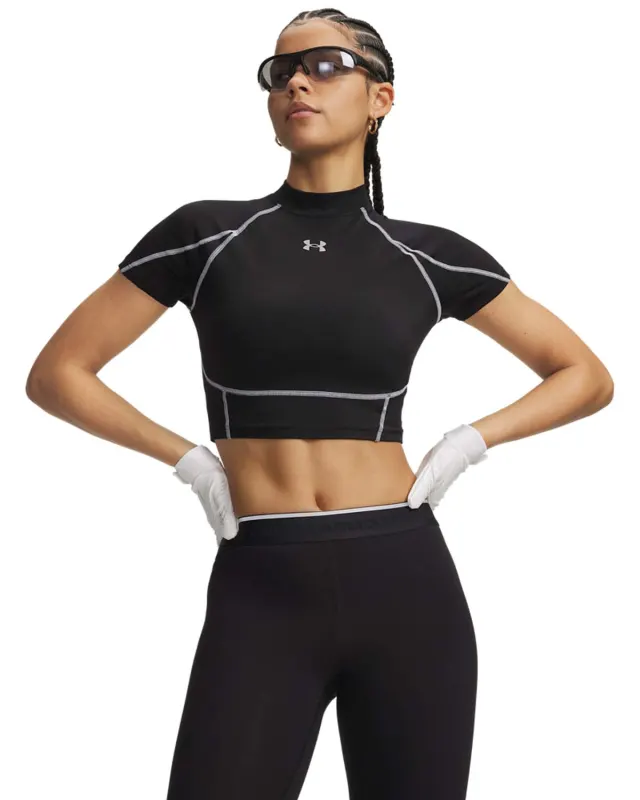 Tricou Dama HEATGEAR ELITE CROP MCK SHORT SLEEVE Under Armour