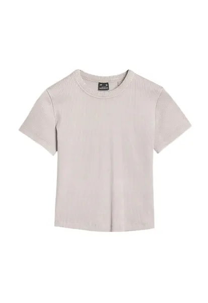 Tricou dama RSS25TTSHF2696-83S - 4F - Bumbac - Bej