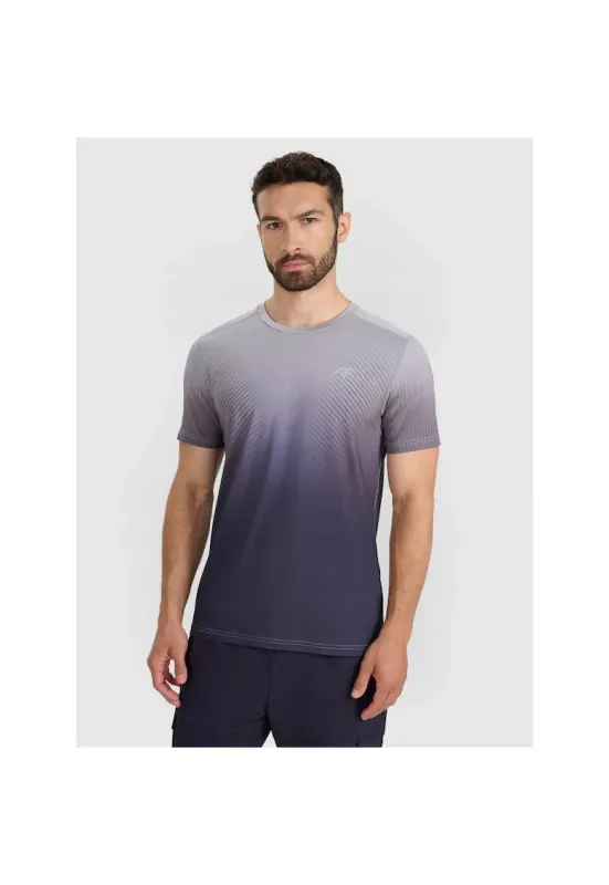 Tricou de antrenament barbati  negru - uscare rapida - elastan