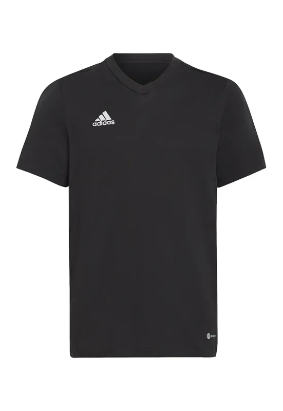 Tricou de bumbac cu logo - pentru fotbal - Negru