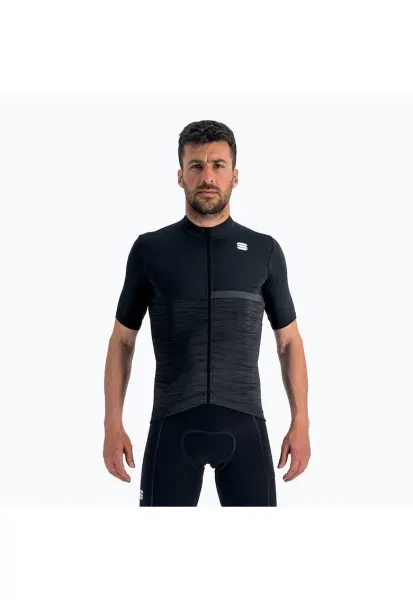 Tricou de ciclism  Negru - Negru