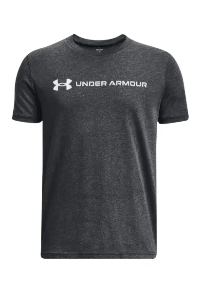 Tricou din amestec de bumbac pentru fitness - Gri antracit