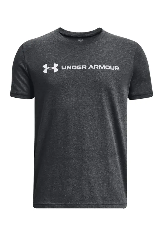 Tricou din amestec de bumbac pentru fitness - Gri antracit