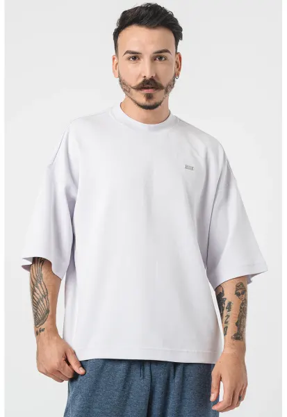 Tricou din amestec de bumbac - pentru fotbal - Alb murdar