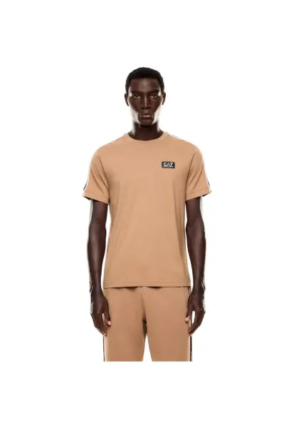 Tricou  EA7 Logo Series Tape 49467 - Portocaliu