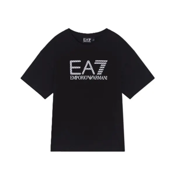 Tricou EA7 TRAIN LOGO SERIES CROSSOVER GIRL TEE MONOGRAM