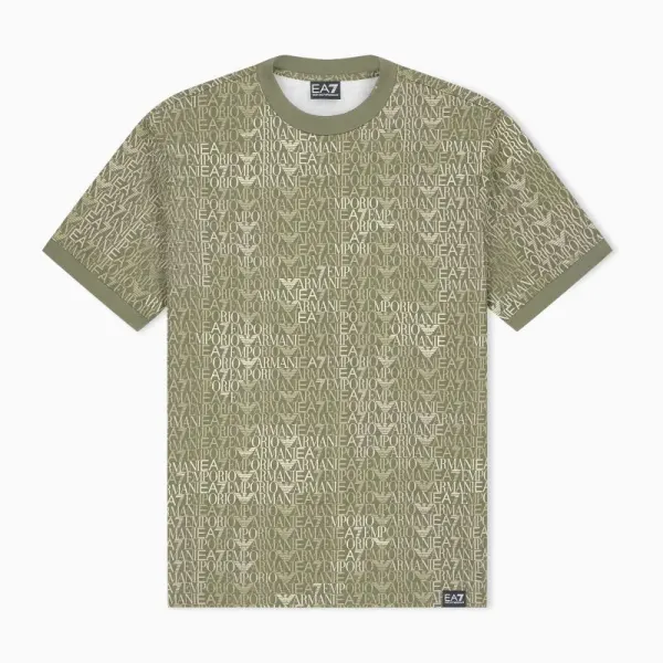 Tricou EA7 TRAIN LOGO SERIES M TEE SS MONOGRAM