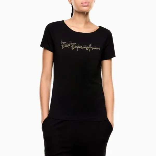 Tricou EA7 TRAIN LOGO SERIES W HANDWRITTEN TEE CROSSOVER