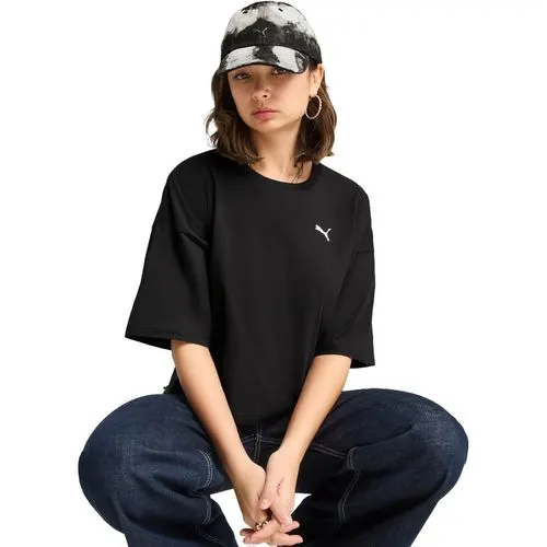 Tricou femei Puma Wardrobe Ess Oversized Short Tee Bl 62974301
