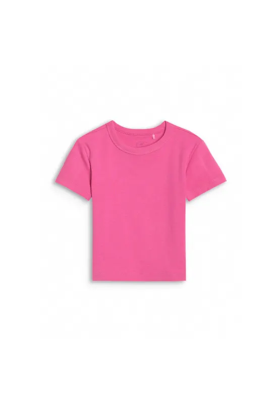 Tricou fete JWSS25TTSHF1852-54S - 4F - Bumbac - Roz