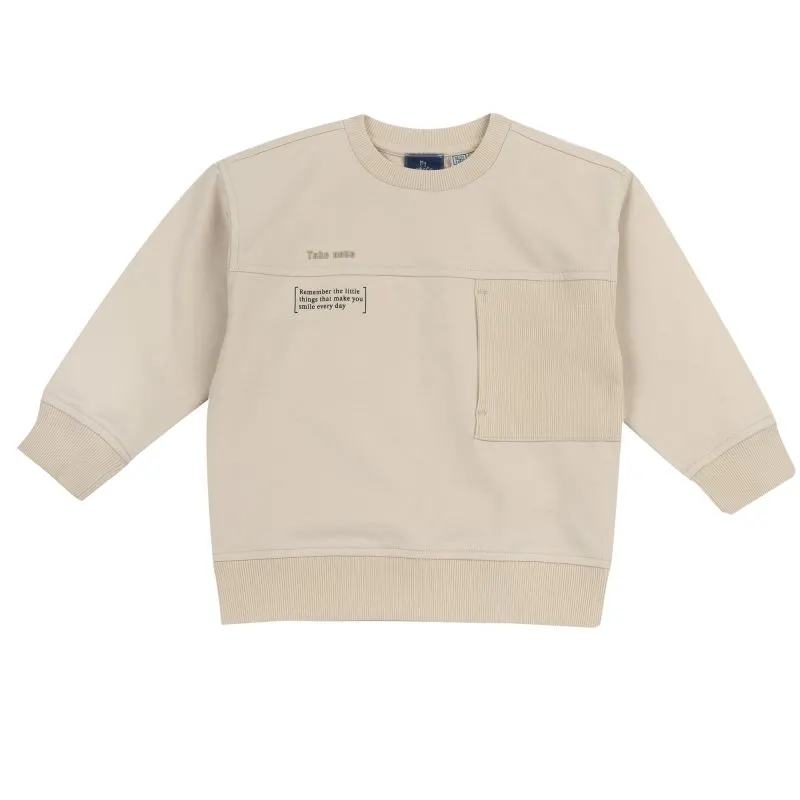 Tricou gros de trening pentru copii Chicco, Bej, 01891-70MC