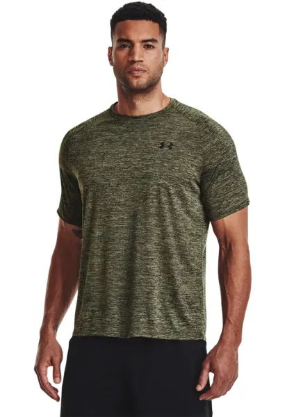 Tricou lejer pentru antrenament Tech™ 2.0 - Verde/Negru