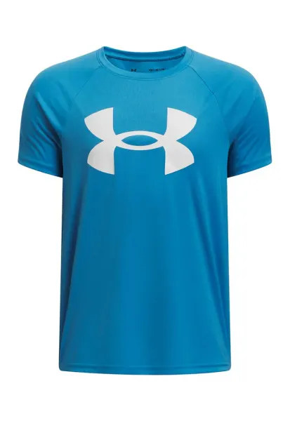 Tricou lejer pentru fitness Tech™ - Alb/Albastru aquamarin