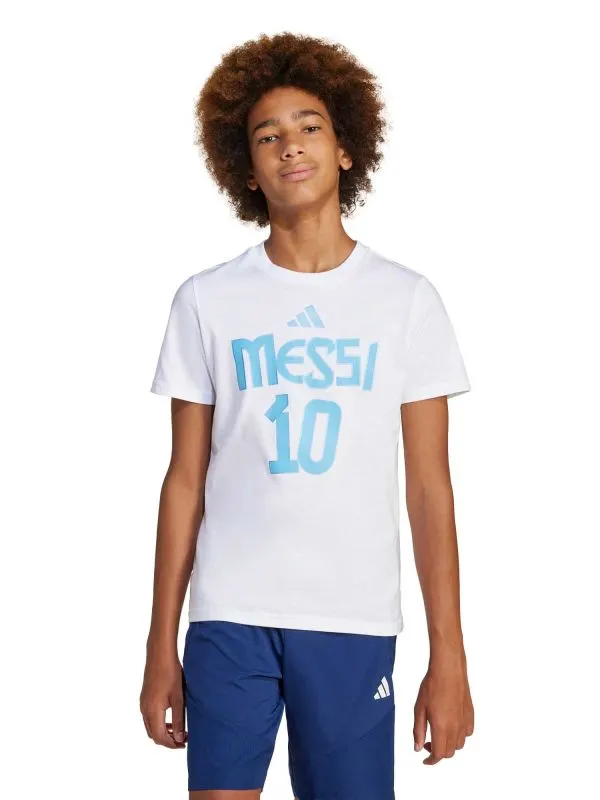 Tricou Messi Name and Number Graphic Kids