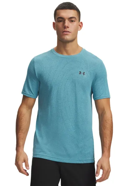 Tricou pentru antrenament - fara cusaturi Vanish Novelty - Albastru pastel