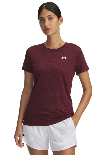 Tricou pentru antrenament Tech™ Twist - Visiniu