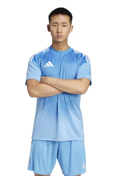 Tricou pentru fotbal Tiro 25 Competition - Albastru glaciar