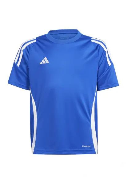 Tricou pentru fotbal TIRO24 - Alb/Albastru royal