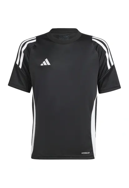Tricou pentru fotbal TIRO24 - Alb/Negru