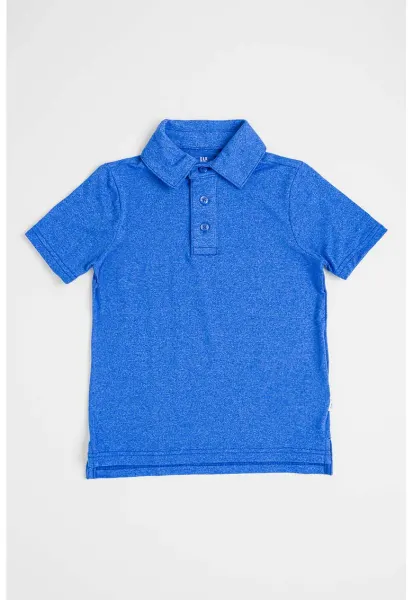 Tricou polo Tech Performance - Albastru melange