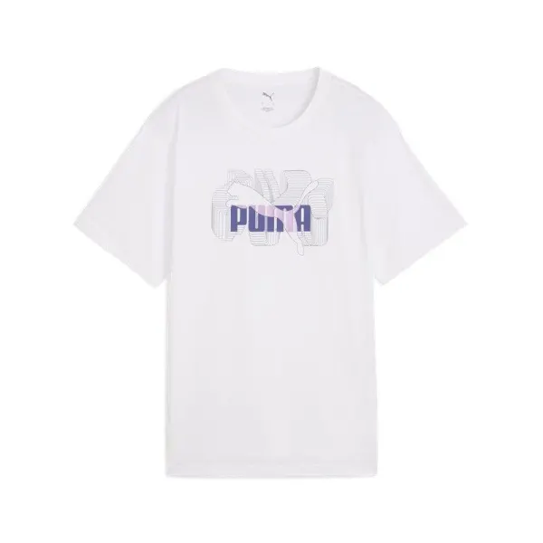 Tricou Puma GRAPHICS Stacked No. 1 Logo Relaxed Tee