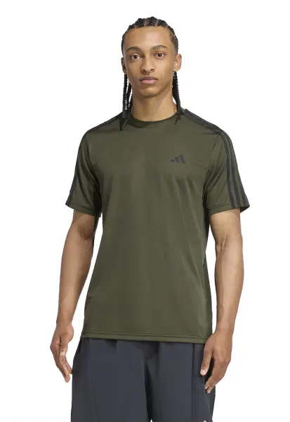 Tricou regular fit cu logo pentru fitness - Verde