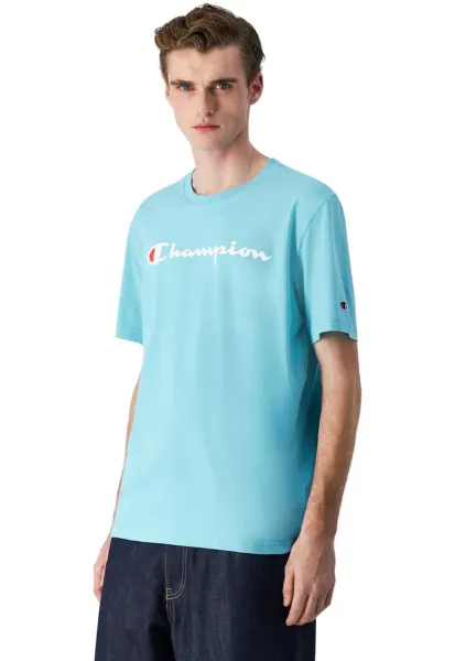 Tricou sport barbati -  bumbac - albastru