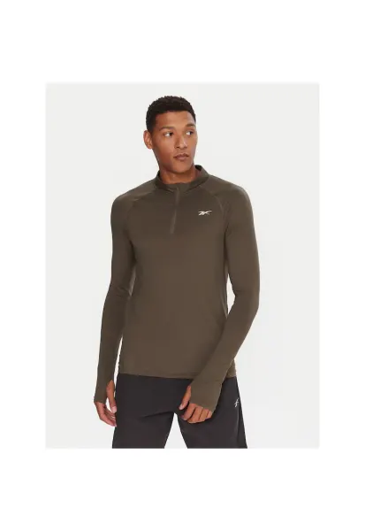 Tricou sport barbati  kaki - material tehnic