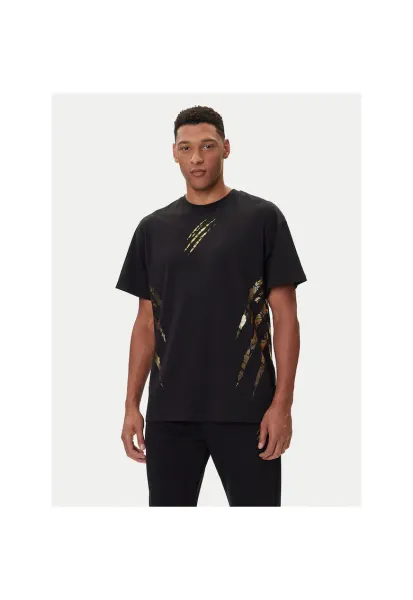 Tricou sport barbati  negru - bumbac - lifestyle