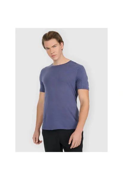 Tricou sport bumbac confortabil - bleumarin