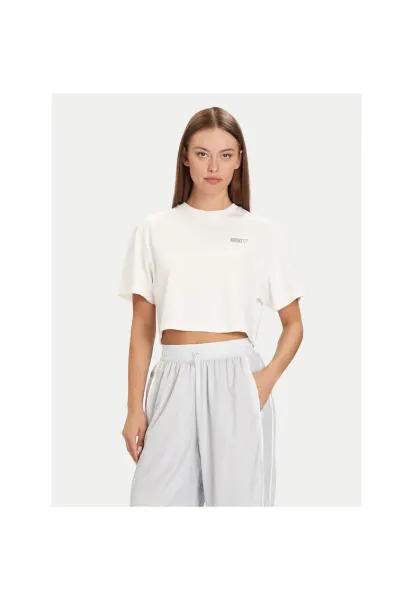 Tricou sport dama  alb - bumbac