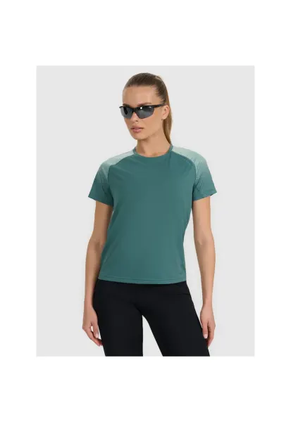 Tricou sport dama  antrenament - usor - verde - poliester