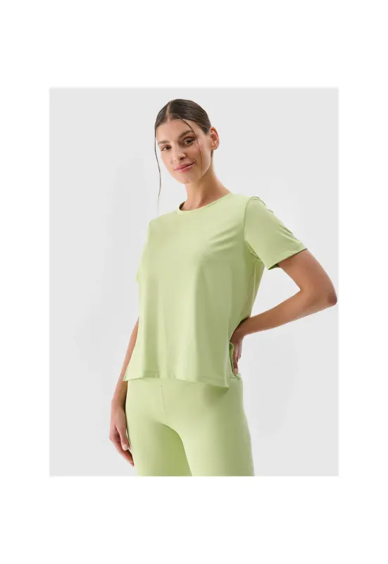 Tricou sport dama - supradimensionat - verde - poliester
