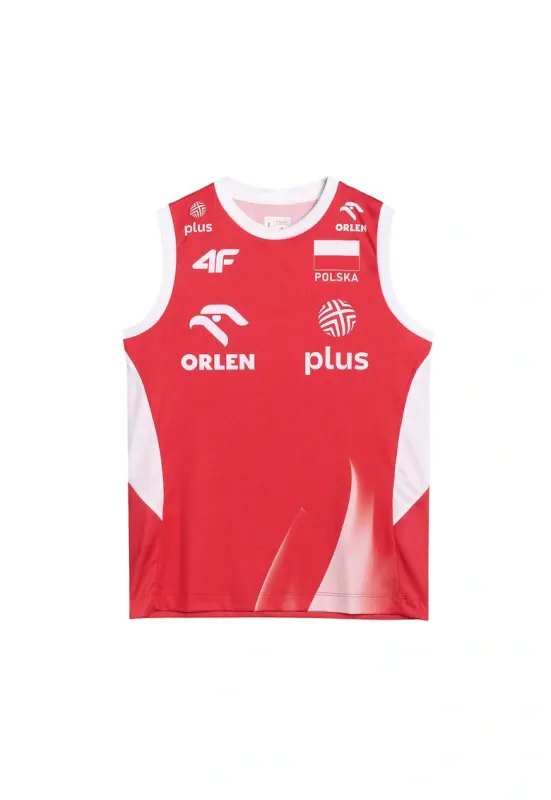 Tricou sport dama TSS25TFTSF2169-91S - 4F - Textil - Rosu