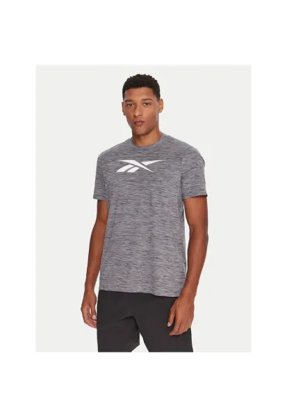 Tricou sport  gri din bumbac - Gri
