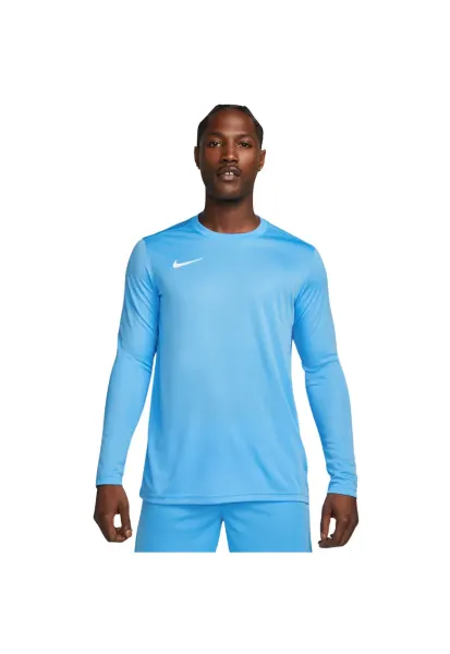 Tricou sport - Nike - Dri-FIT Park VII - albastru - poliester - maneci lungi -