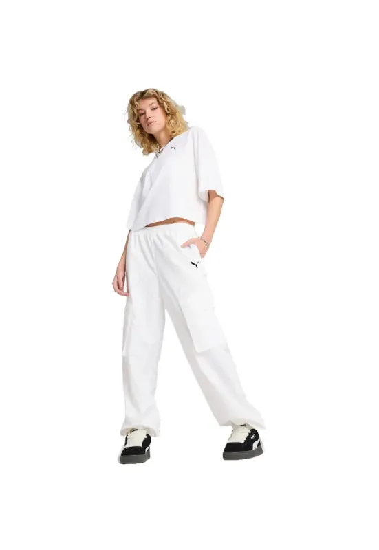 Tricou sport supradimensionat - Alb