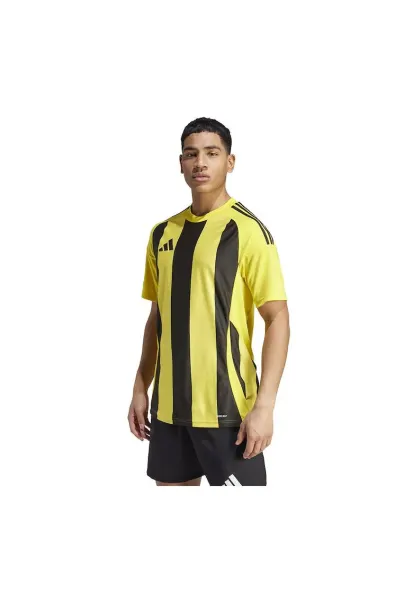 Tricou sportiv barbatesc  Striped 24 Jersey - galben-negru - poliester reciclabil - Negru/Galben