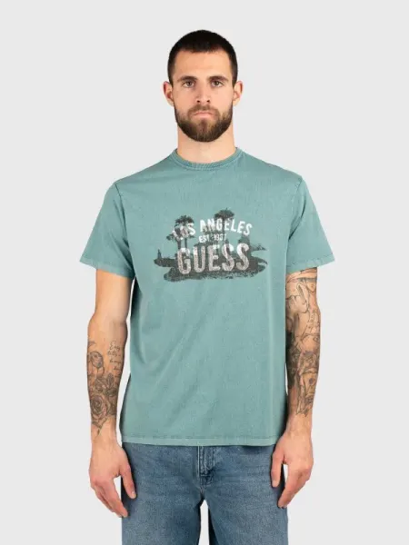 Tricou Ss Cn Treated Guess